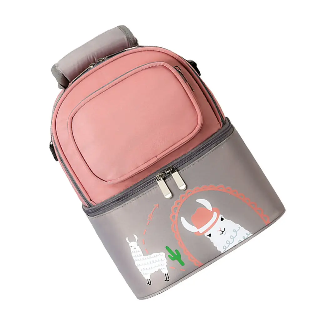 

1pc Portable Backpack Baby Diaper Storage Bag Storage Pouch for Mother )