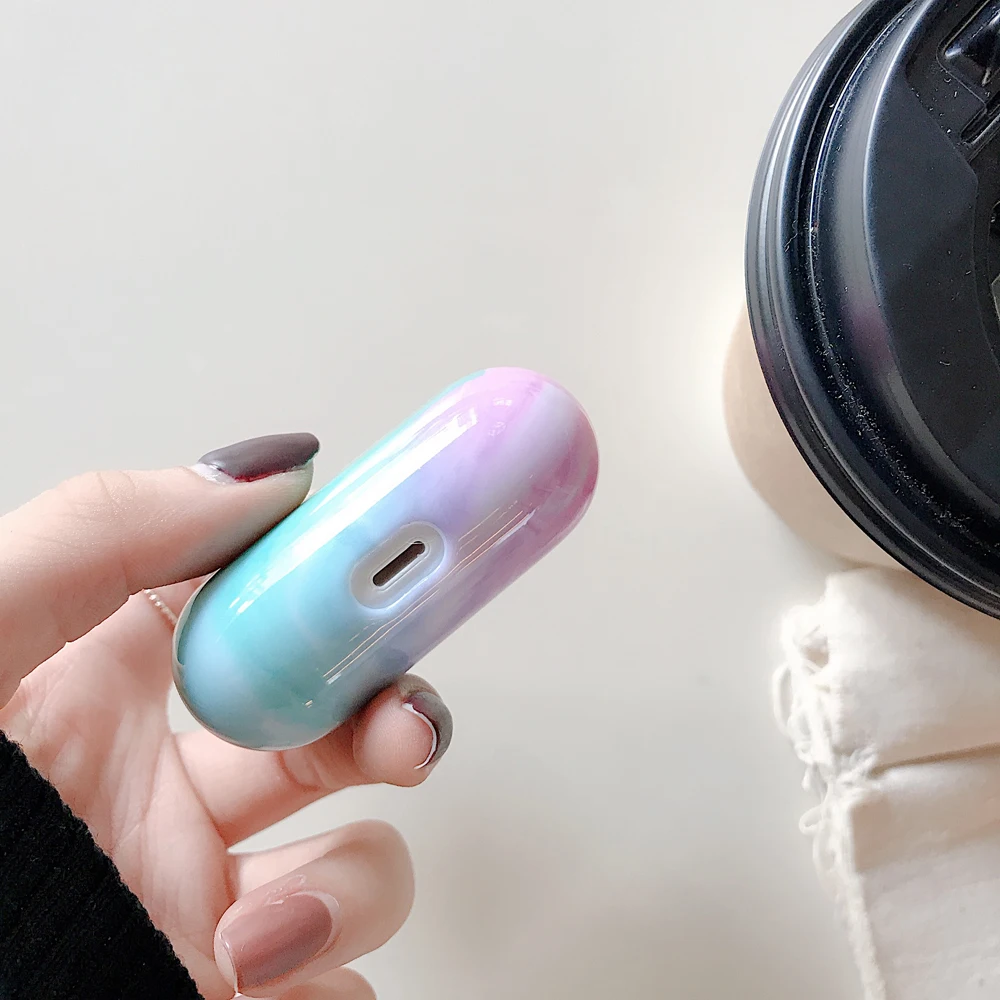 Marble Pattern Earphone Cases For Apple Airpods 2 1 Pro Case Cover Charging Box Shell Air Pods AirPod 3 Protective | Электроника