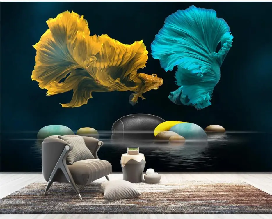 Фотообои на стену современные модные креативные объемные трехмерные стены с