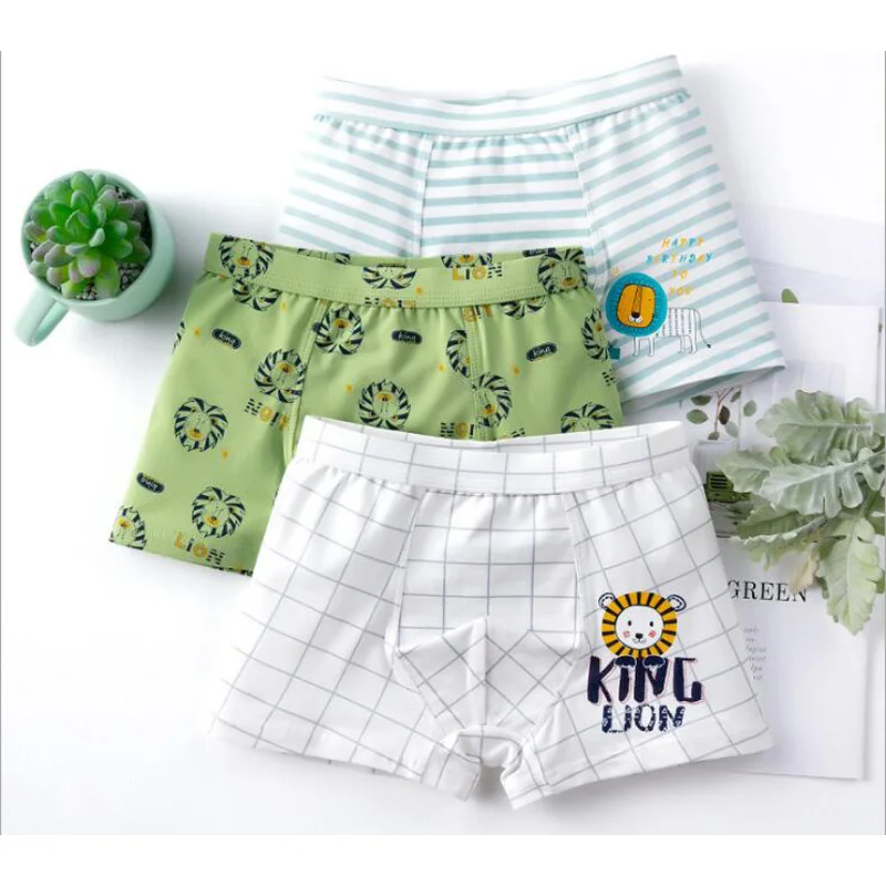 

new free shipping high quality boys cotton boxer shorts panties kids character underwear briefs 2-16 year teenager 3pcs/lot