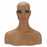 female firberglass mannequin head model for wig display