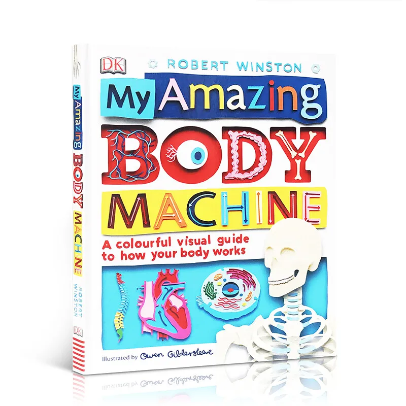

My Amazing Body Machine DK оригинальные детские популярные научные книги