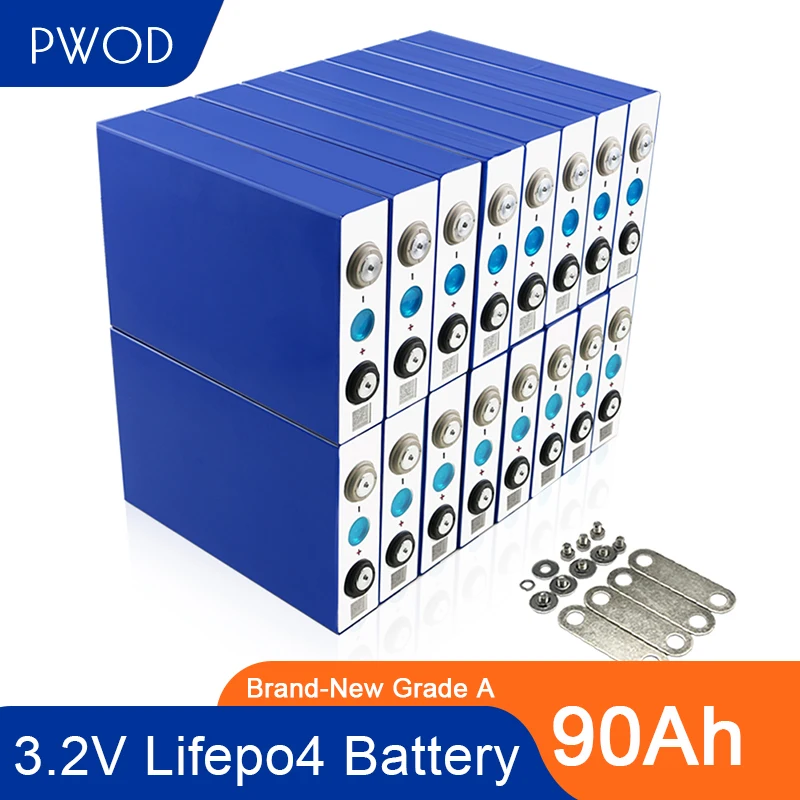 Жизненный велосипед PWOD 8 шт. класс А 3 2 в 90 а/ч 3500 циклов для аккумуляторных батарей