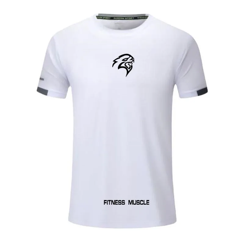 Спортивная футболка для тренажерного зала Мужская с коротким рукавом
