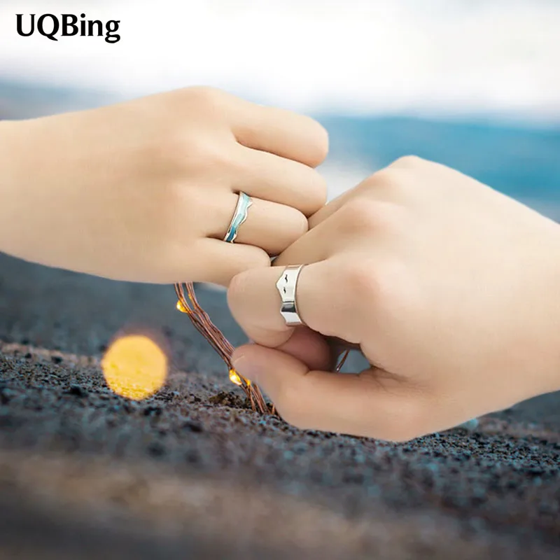 

Geometric 925 Sterling Silver Tianya Haijiao Couple Rings For Women 2021 Gifts Jewelry