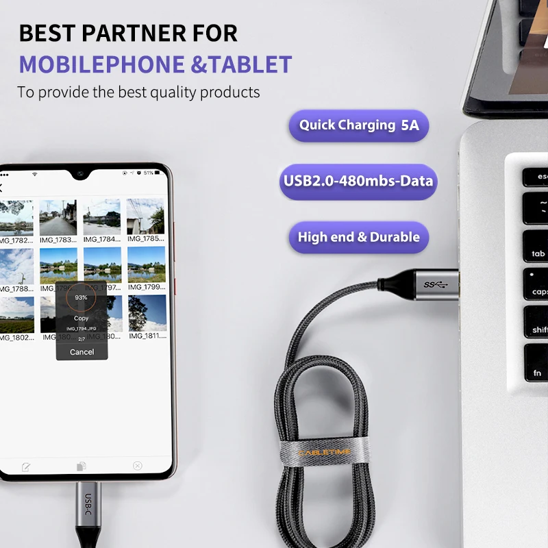 Кабель usb type-C 5А, супер зарядный кабель для huawei p20, быстрая зарядка, кабель для быстрой зарядки samsung S9 Note 9 C199