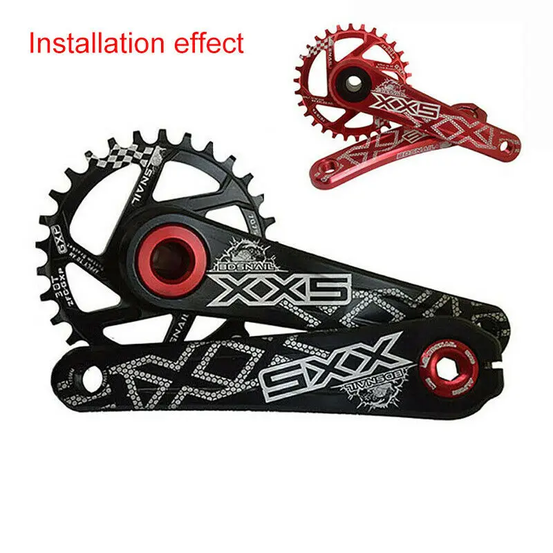 Передняя звезда SNAIL MTB узкая и широкая Звездочка GXP 30-40T офсетная 1 мм 6 велосипедная