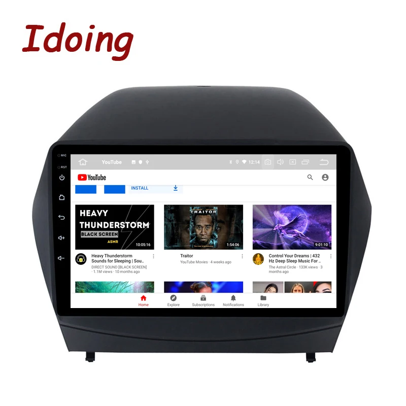

Idoing 9"Android Navigation GPS For Hyundai Tucson 2 LM IX35 2009-2015 Car Radio Multimedia Player Built-in Carplay And Auto PX5