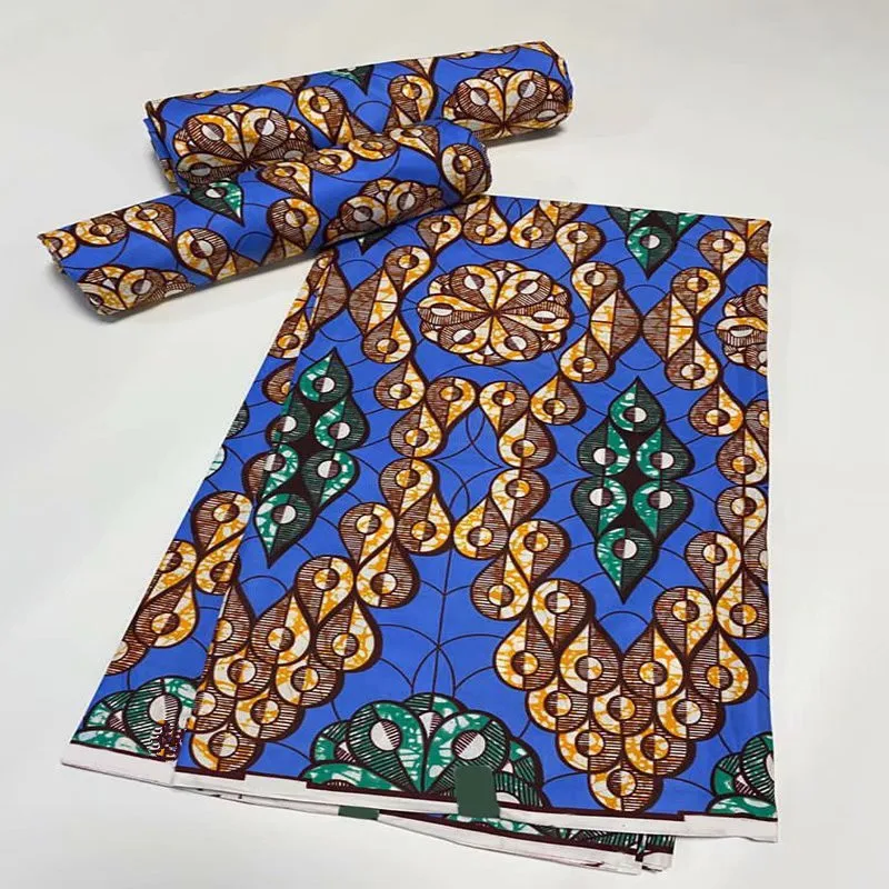 

2020 New 100% Cotton Wax Print Fabric Original Real Wax African Fabric Tissue Ankara