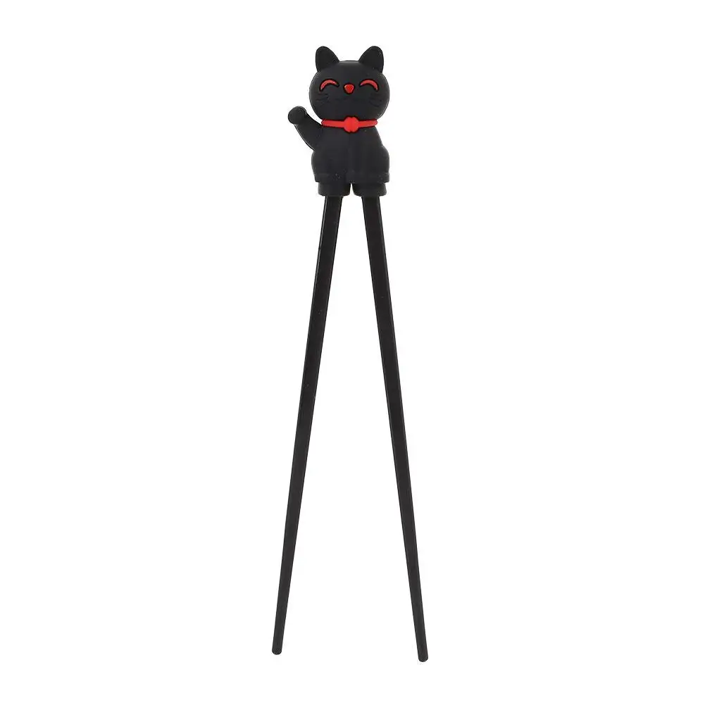 

1 Pair Chopsticks Multicolor Cute Cat Cartoon Learning Training Chopsticks For Kids Children Chinese Chopstick Learner