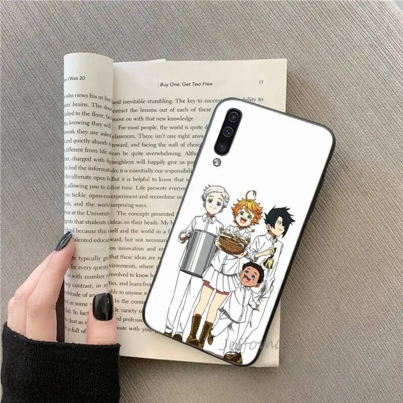 

Anime The Promised Neverland Phone Case For Samsung galaxy S note 7 8 9 10 20 fe edge A 6 10 20 30 50 51 70 lite plus Soft Funda