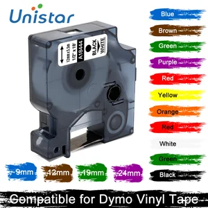 Unistar 18444 18431 18434 18443, совместимый с DYMO Rhino IND, виниловая этикетка 18432 1805430 1805431 для Dymo Rhino 4200,5000,5200