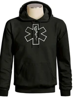 emt ems logo sweatshirt star of life hoodie medic sizes xs 4xl