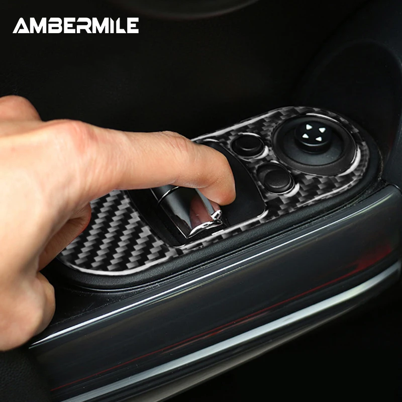 AMBERMILE углеродное волокно для Mini Cooper F56 JCW аксессуары дверей автомобиля