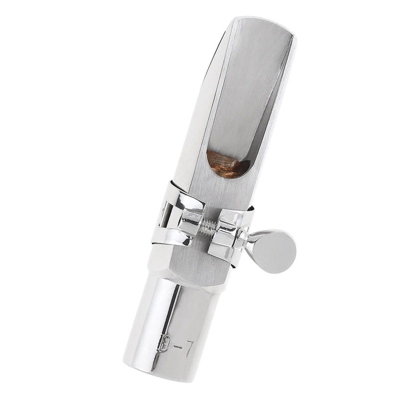 ГОРЯЧАЯ HG серебряный альт мундштук саксофона никелкированная медь Sax рот размер