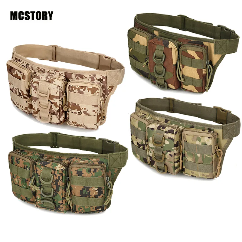 Тактическая поясная военная сумка для бега походные спортивные отдыха