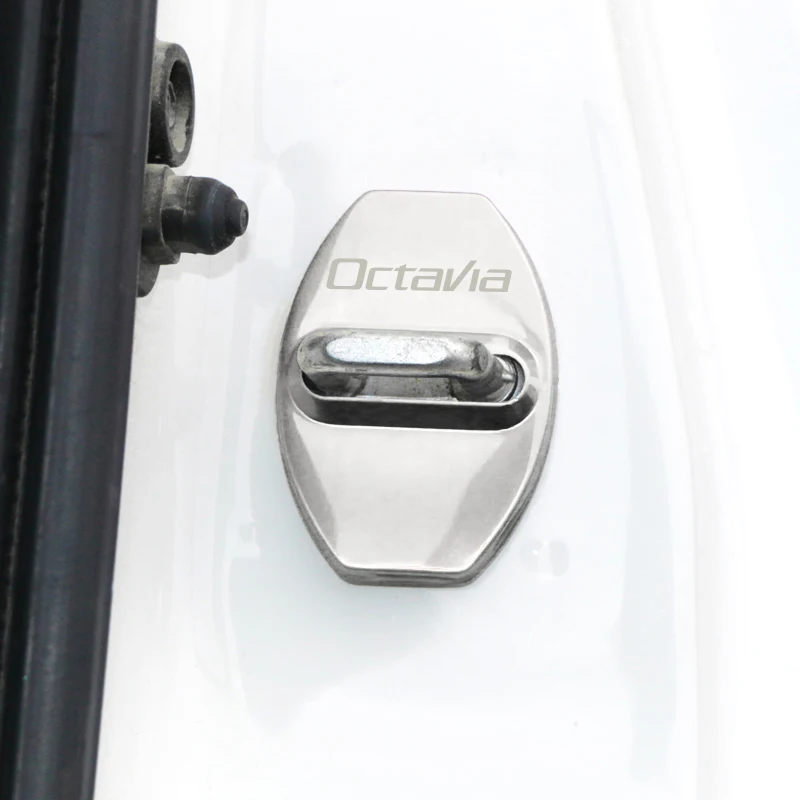 Автомобильный Стайлинг чехлы на дверные замки автомобиля чехол stikcer для 2013-2018 skoda