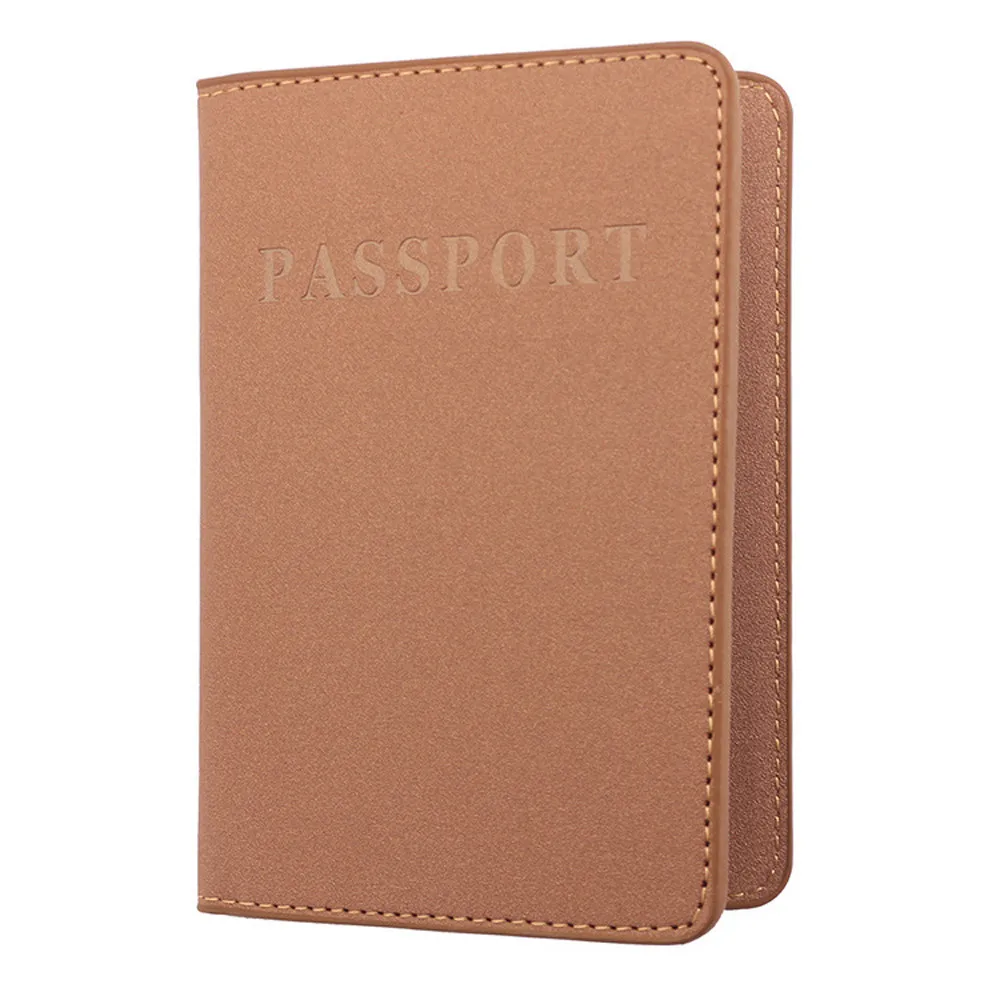 Fashion Women Men Travel Passport ID Card Cover Pu Leather Credit Holder Case Pink Protector Organizer | Дом и сад
