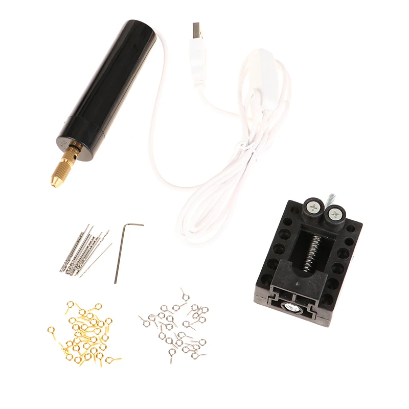 

1 комплект, портативная электрическая мини-дрель с питанием от USB