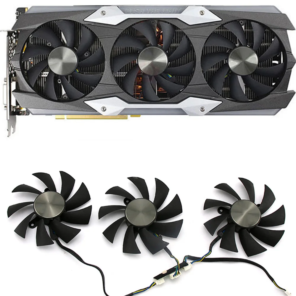 Вентилятор Охлаждения видеокарты GA92S2U 4-контактный кулер для ZOTAC GTX1080Ti AMP!
