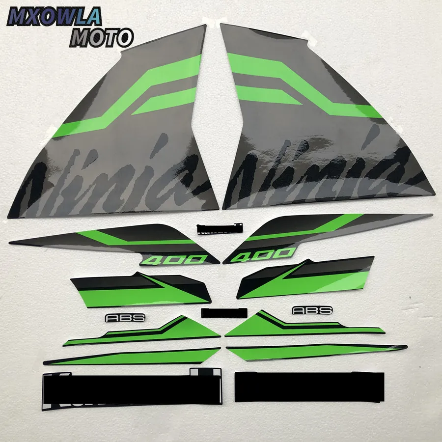 

Motorcycle Whole Car Fairing Sticker Decals Kit for NINJA400 NINJA 400 3 color
