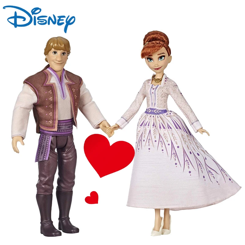Оригинальный Disney Frozen 2 Memoria Романтический наряд Любовь Анна Кристофер Набор для