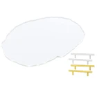 Формы для подноса из силиконовой смолы, формы для овальной формы с 2 парными ручками, формы для литья эпоксидной смолы для изготовления лотка