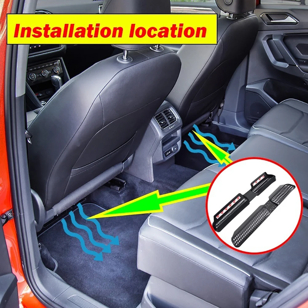 2 шт. CarUnder Seat Heater воздуховод Автомобильный Центр A/C вентиляционное отверстие панель решетка крышка для VW replacement mkmk2 Авто запасные части