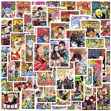 10/30/50PCS Anime Stickers Mix Demon Slayer Jujutsu Kaisen Stickers Poster Aesthetic Car Skateboard Laptop Bike Sticker Kid Toys