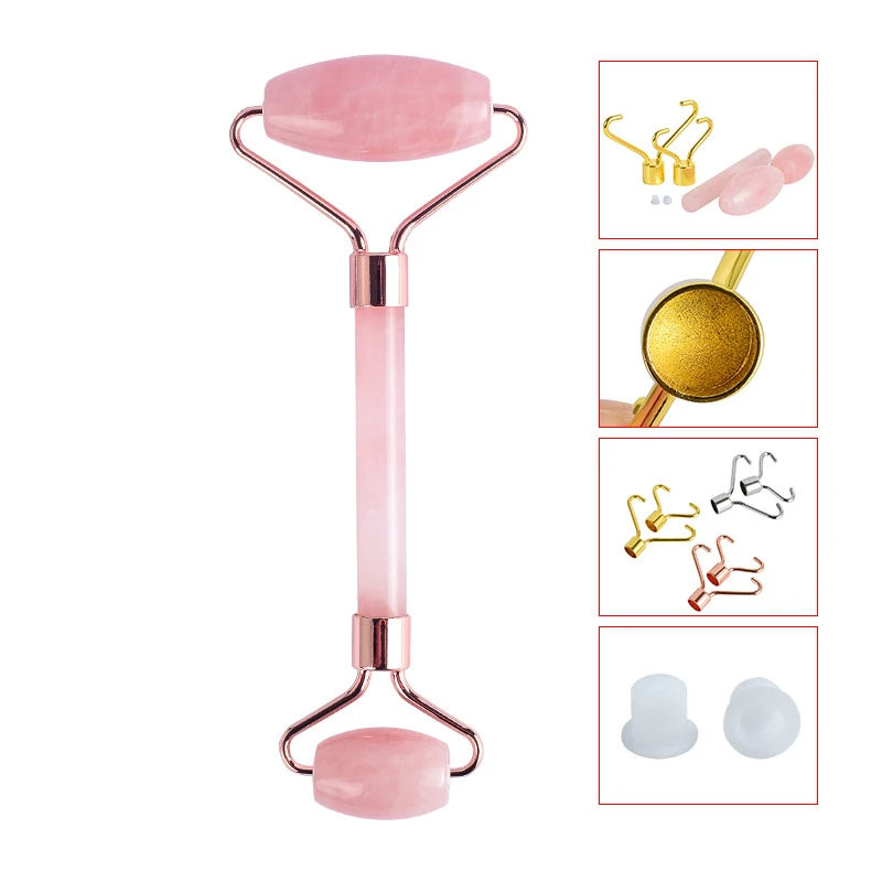 

Alwafore дневной розовый нефритовый ролик, инструмент для массажа лица