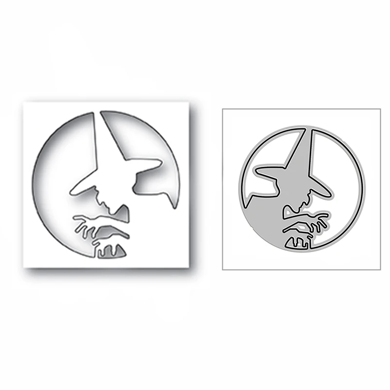 Новинка Хэллоуин Охота ведьма круг 2020 металлические Вырубные штампы для сделай