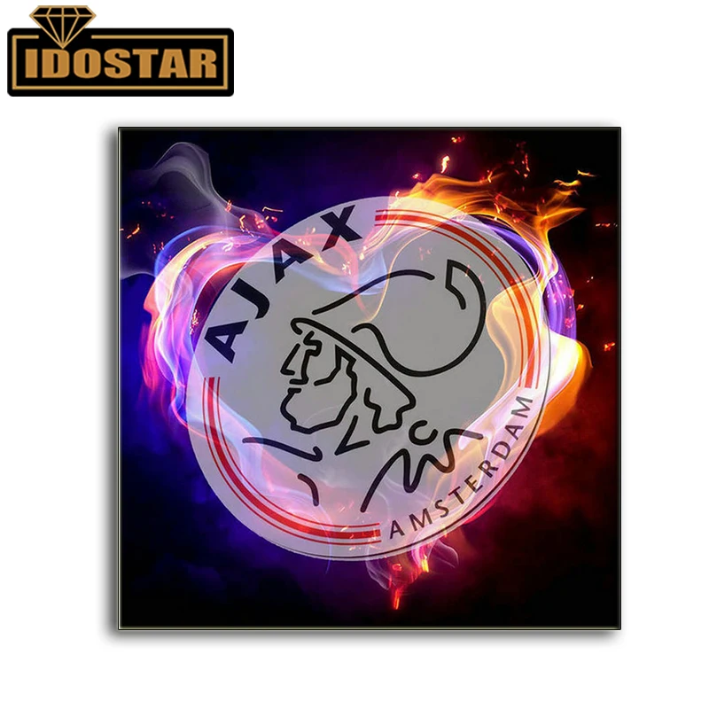 5d diy Алмазная картина AJAX Значок команды футбольное фото полная круглая