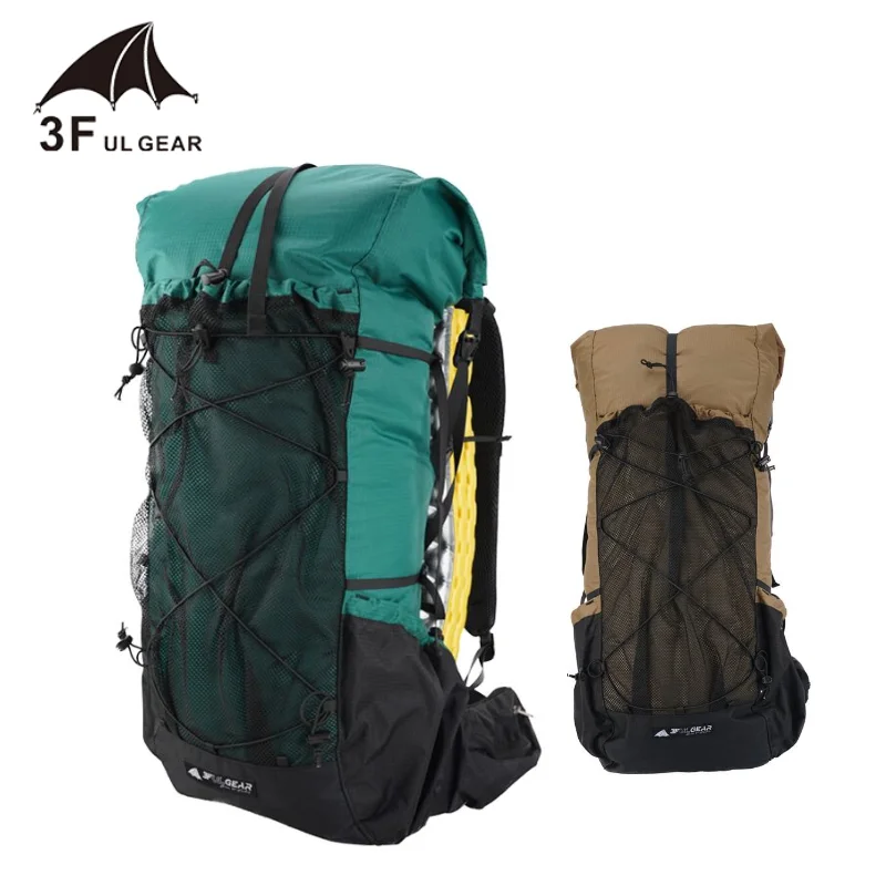3F UL Gear Ultralight Hiking Backpack Lightweight Camping Pack Travel Mountaineering Backpacking Trekking Rucksacks 45L