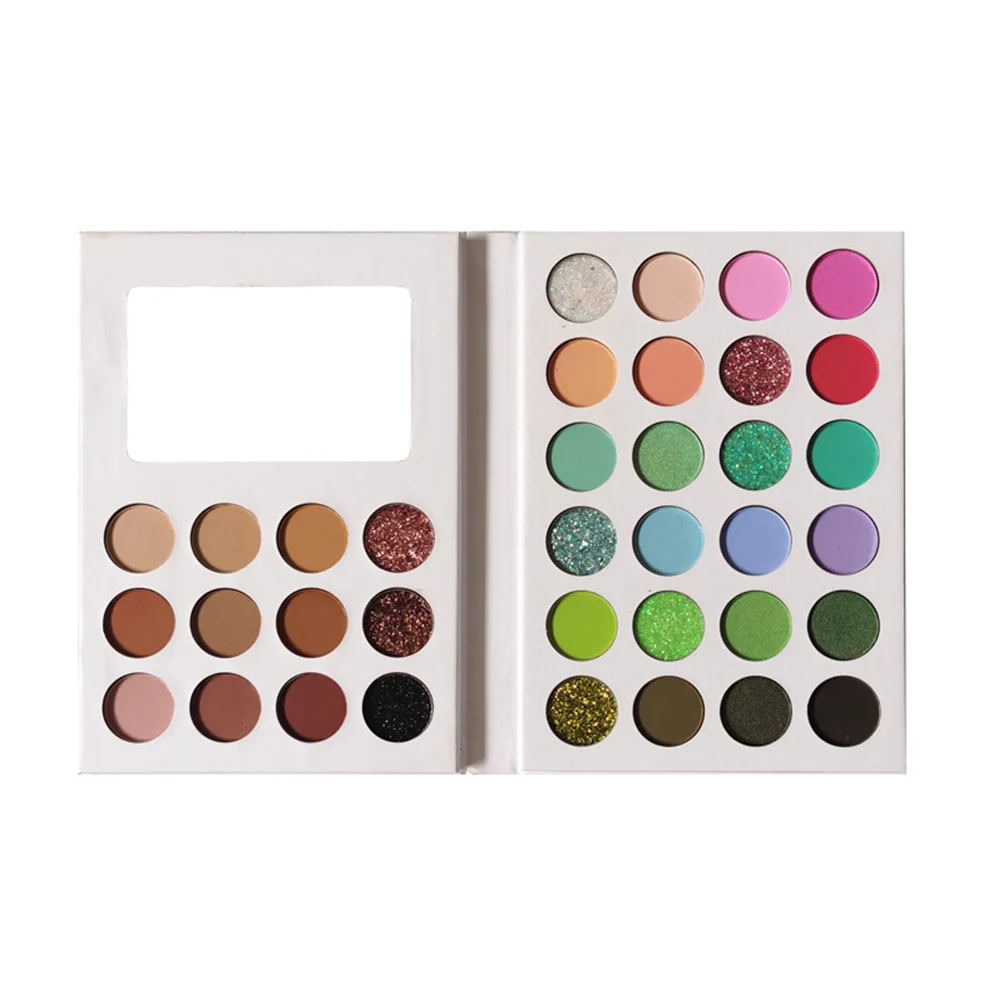 36 Color Cardboard Eyeshadow Palette Private Label Pearlescent Matte Toning Waterproof Makeup Wholesale