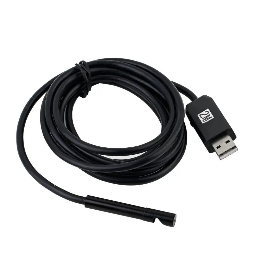 Новые HD USB эндоскоп бороскоп Гибкая Смотровая труба видео Камера 6 светодиодов