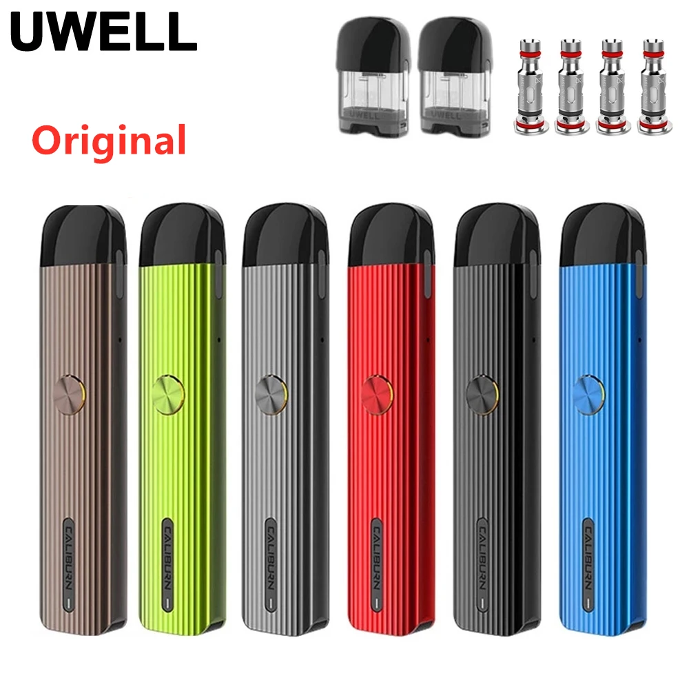 

Original Uwell Caliburn G Pod System Vape Kit 690mAh battery & 2ml Pod Cartridge Electronic Cigarette Vape Pen VS minifit