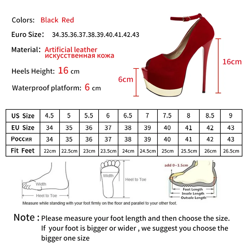 

LEOPARD LAND 2021 Red Black Heels Sandals American Women's Shoes Super High Stiletto Platform Suede Buckle Single Shoes CWF