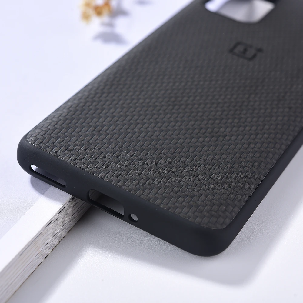 Чехол Oneplus 7 8 9 Pro 9R Nord N10 N100 из углеродного волокна кожаный жесткий чехол