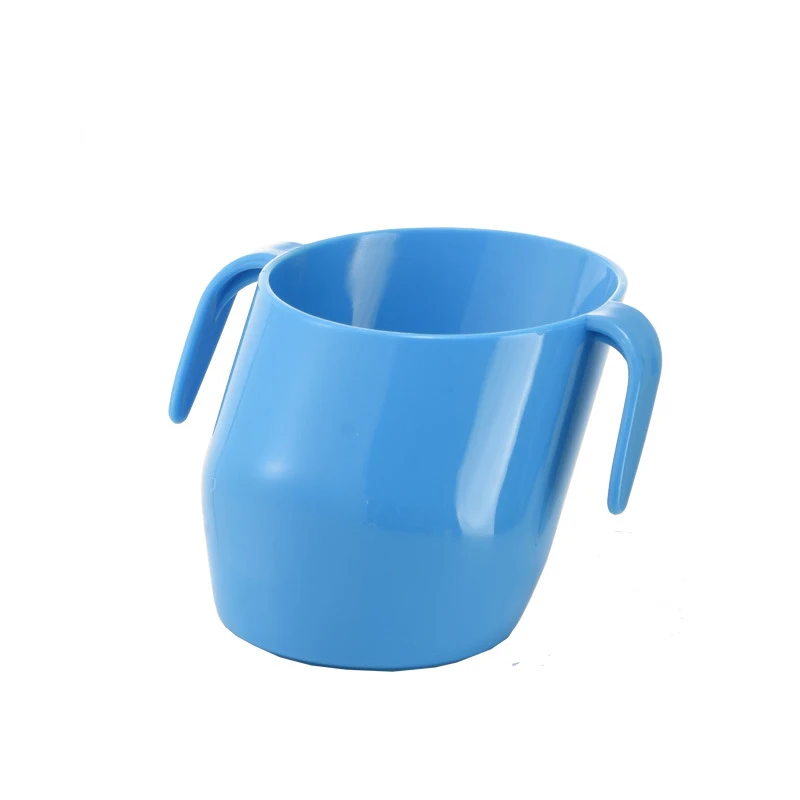 Детские тренировочные Чашки Sippy чашки для отлучения с наклонной ручкой Обучающие