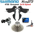 Переключатель передач SHIMANO Tiagra 4700 2x1 0 скоростной, дорожный велосипед 4700, набор переключателей 20s, 11-25 12-28 11-32T 11-34T