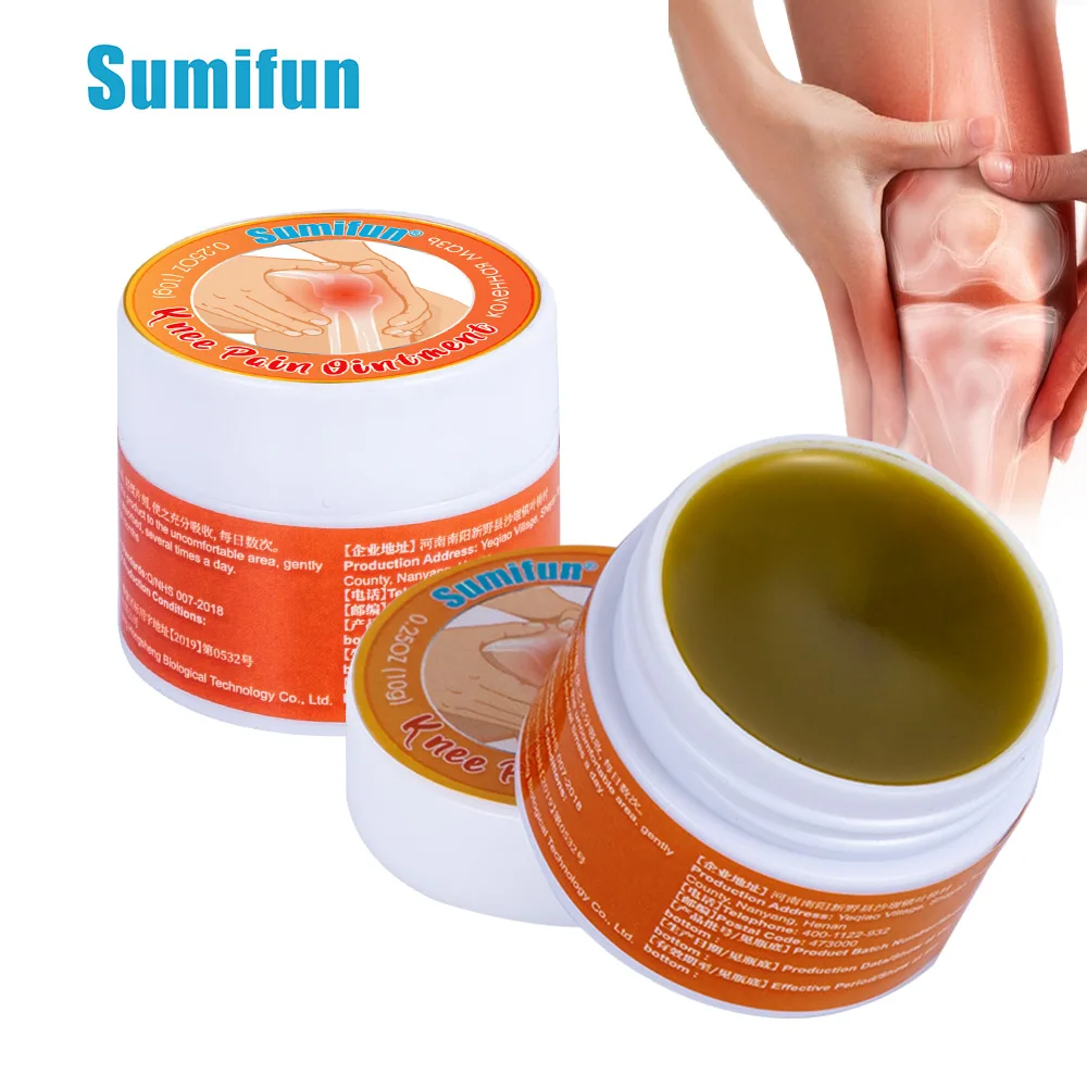 

10g/pc New Sumifun Knee Pain Relief Cream Natural Herbal Joint Sprain Analgesic Ointment For Rheumatoid Arthritis Health Care