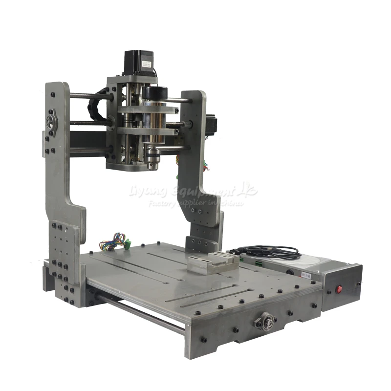 DIY 3040 3 оси Мини CNC обрабатывающий станок с ЧПУ для хобби 4 DC Веретено) 300 Вт сделать