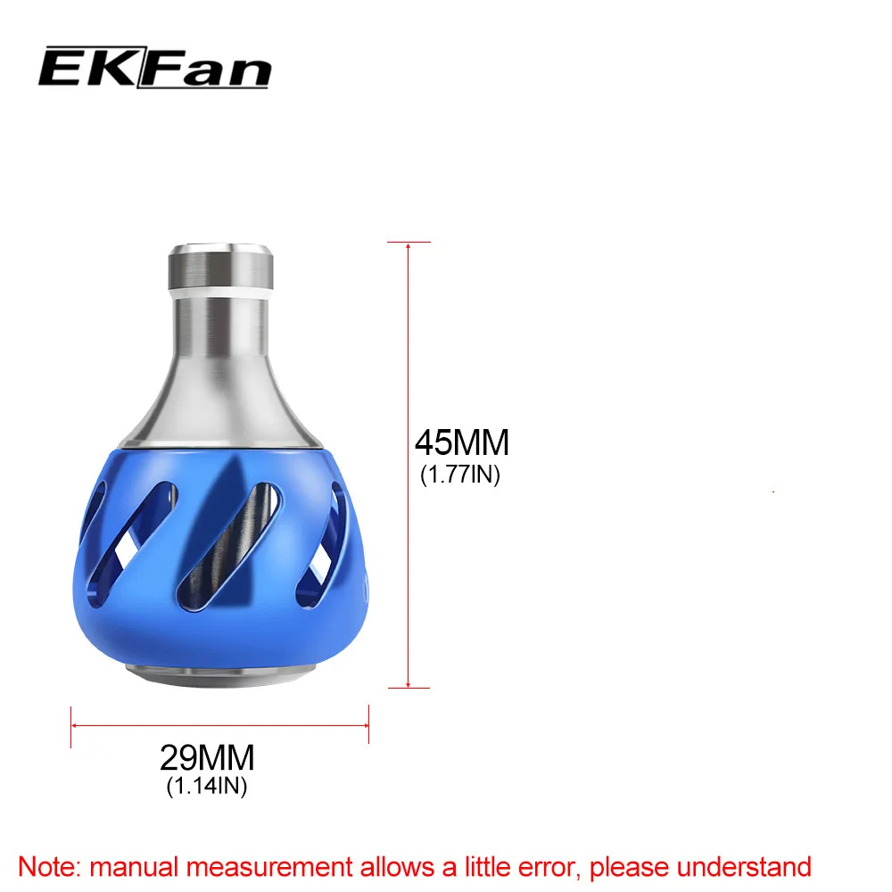 EKFan Рыболовная катушка из алюминиевого сплава ручки для спиннинга 800 3000