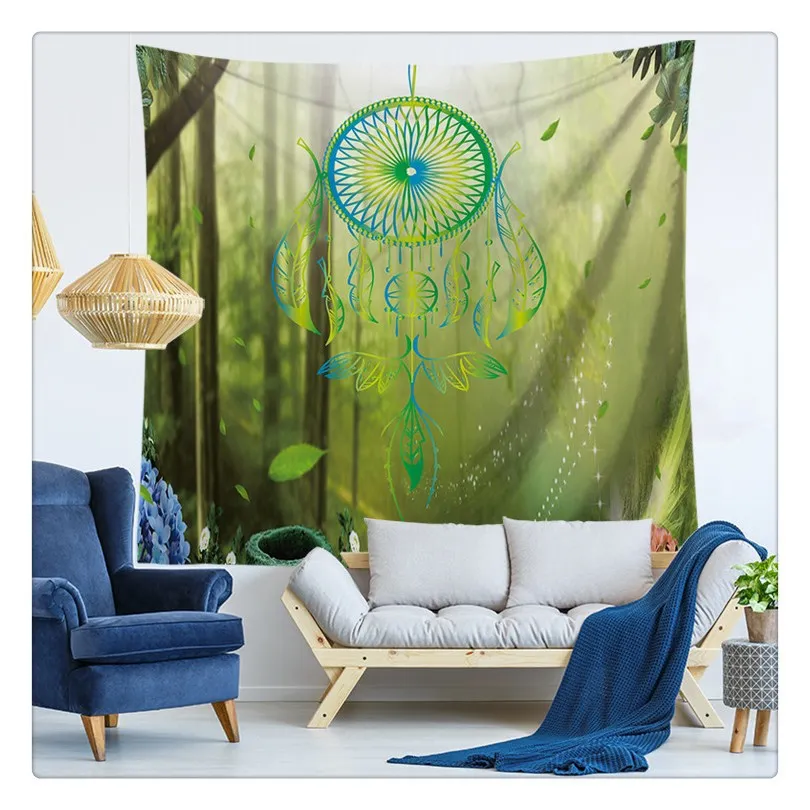 Настенный подвесной гобелен с принтом Ловца снов фоновое украшение настенные