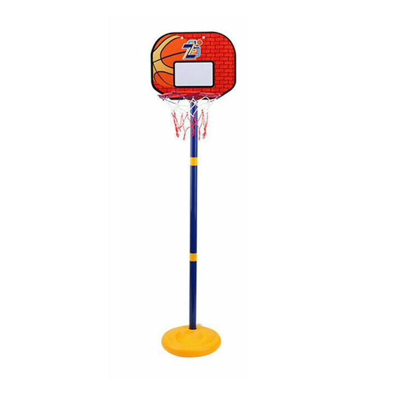 

Регулируемая детская игрушка шарик кольцо для баскетбола для улицы в помещении тренировочная баскетбольная настольная игра портативная б...
