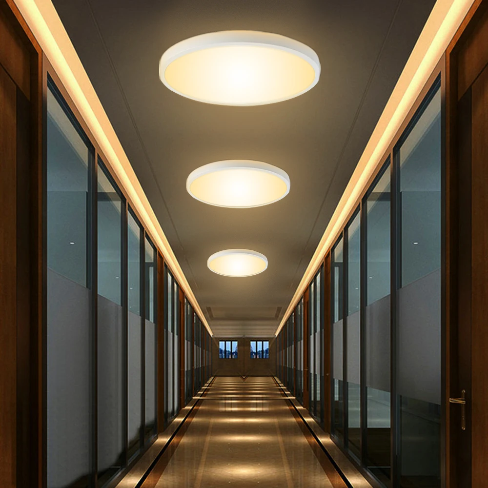 

VIPMOON LED Panel Lamp LED Ceiling Lights 24W 18W 9W 6W Easy Install AC85-265V Modern Bedroom Living room Ceiling Lamp