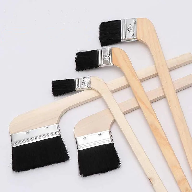 Универсальная щетка с деревянной ручкой для кабана ручка барбекю краска