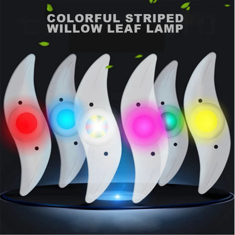 1pc Willow Shape LED Bicycle Wheel Spoke Light Waterproof Bike Cycling Accessories Lamp | Спорт и развлечения