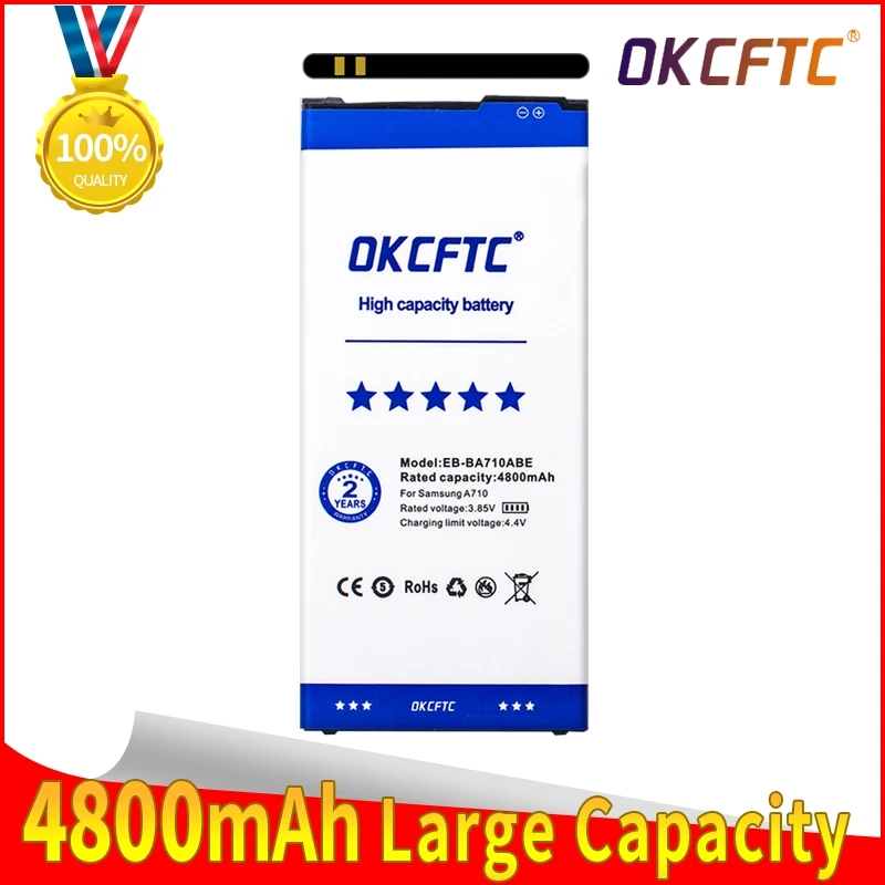 

Original Replacement Battery For Samsung Galaxy A7 2016 A710 A7100 A7109 A710F Genuine Phone Battery EB-BA710ABE EB-BA710ABA