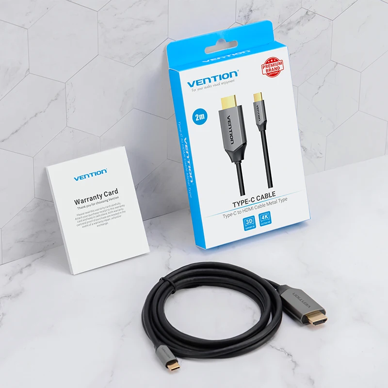 Vention USB C HDMI кабель Type к 2 0 Thunderbolt 3 конвертер для MacBook Pro Huawei Xiaomi Samsung кабель|Кабели HDMI|